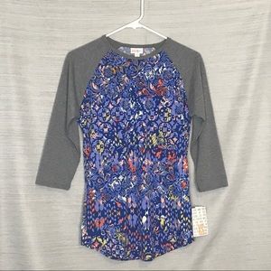 LulaRoe Randy Raglan Tee Size XS